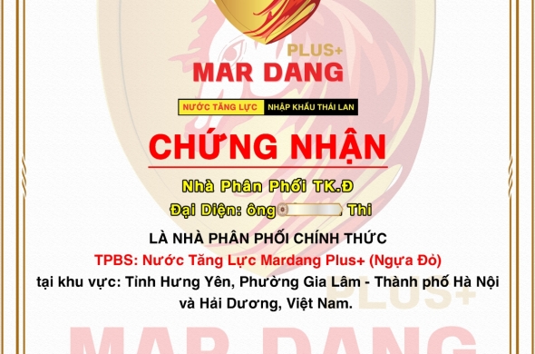 TPBS: Nước tăng lực MARDANG PLUS+ (Ngựa Đỏ) CHÍNH THỨC CẬP BẾN TẠI HƯNG YÊN, PHƯỜNG GIA LÂM - THÀNH PHỐ HÀ NỘI VÀ HẢI DƯƠNG: LAN TỎA NĂNG LƯỢNG, KẾT NỐI THÀNH CÔNG.